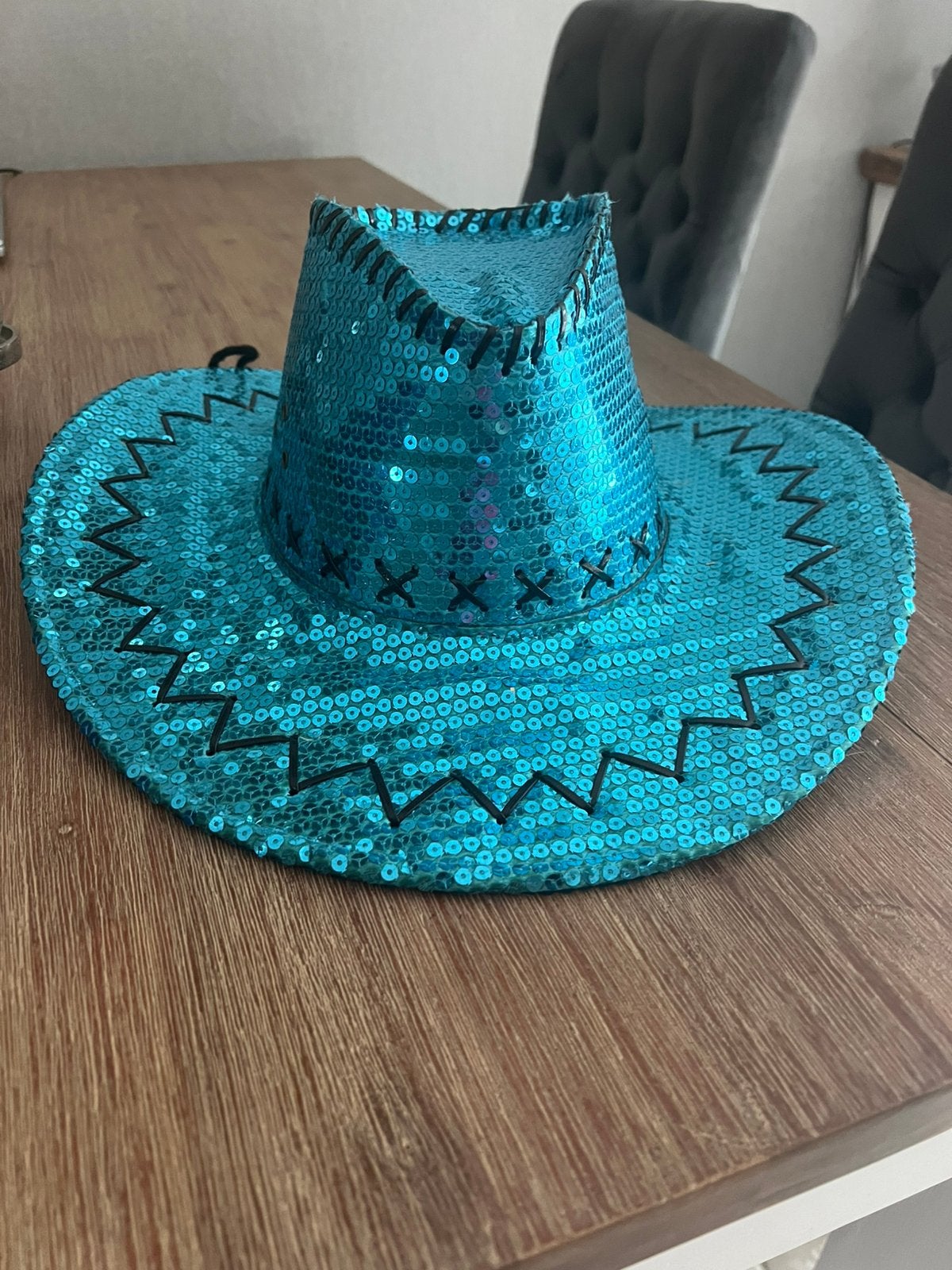 Glitter cowboy hoed, Ophalen of Verzenden, Zo goed als nieuw