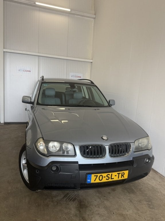BMW X3 2.0i | Trekhaak | Leder | Navi ! (bj 2006), Auto's, 4 cilinders, 150 pk, Blauw, Bedrijf