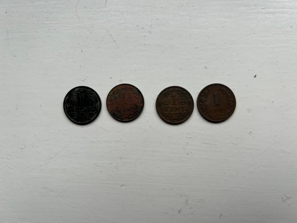 Oude centen, Ophalen of Verzenden, Koningin Wilhelmina, 1 cent
