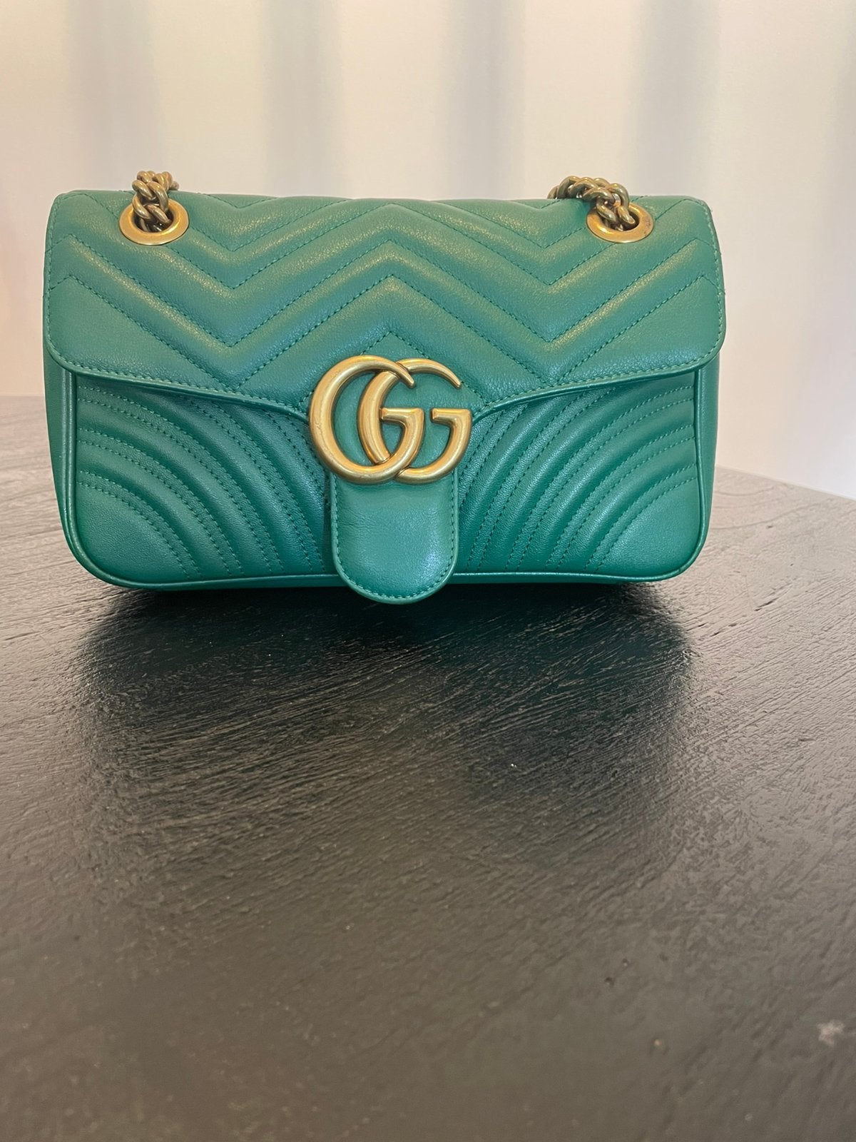 Gucci GG Marmont origineel tas, Ophalen of Verzenden, Zo goed als nieuw, Zwart, Schoudertasje