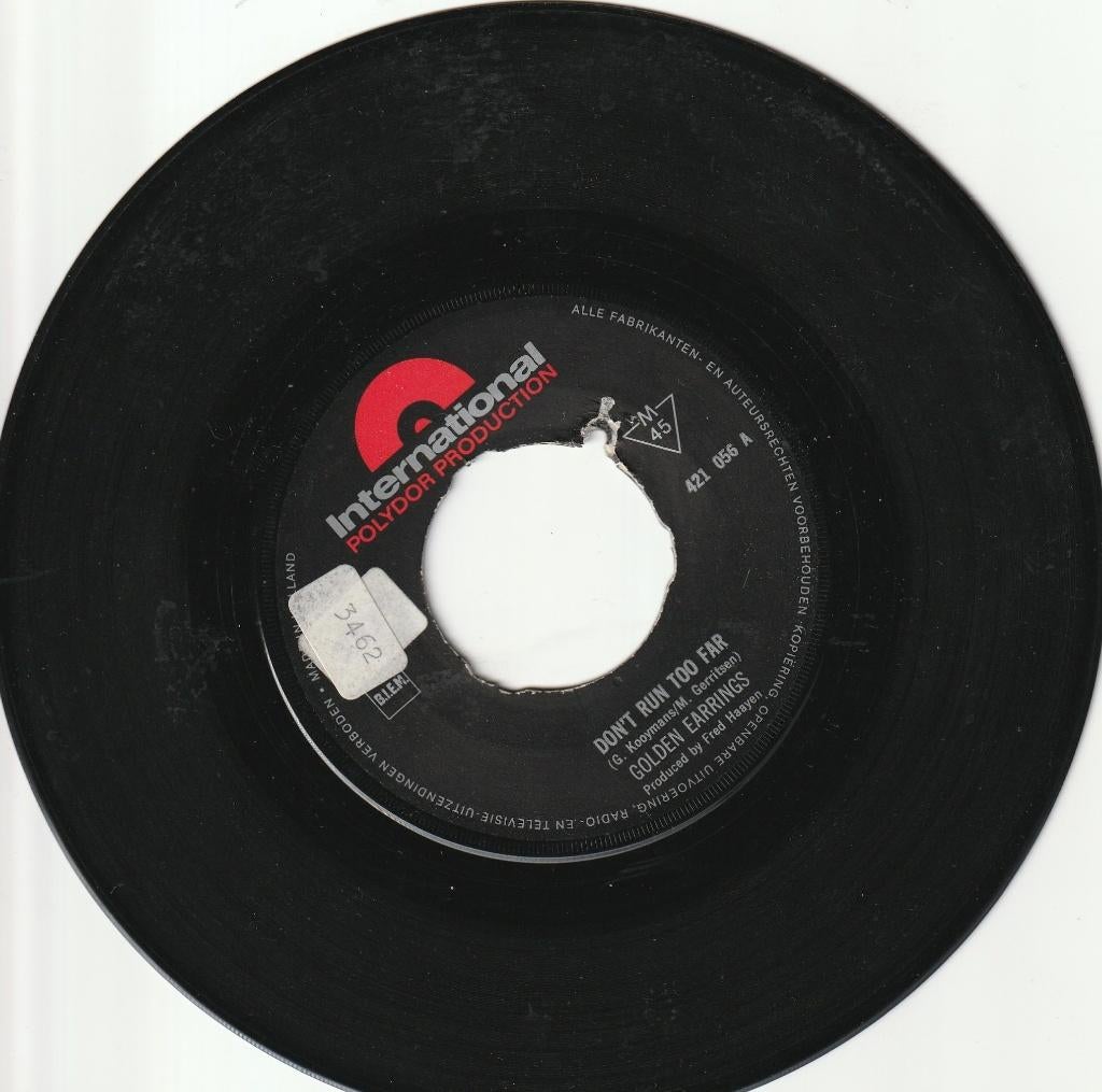 Golden Earrings - Don't Run Too Far & Wings - 1966, Ophalen, Gebruikt, Pop