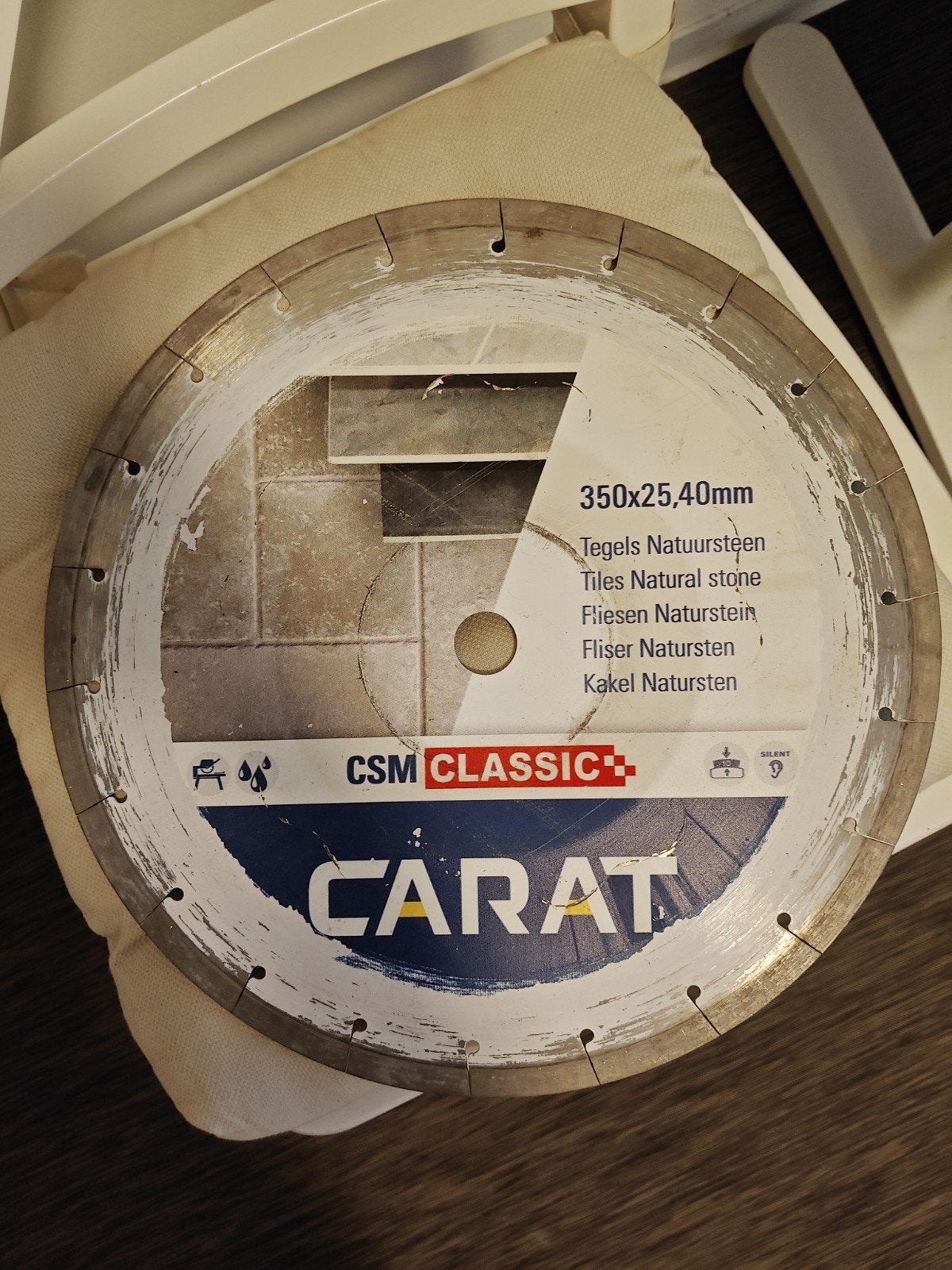 Zaagblad 350mm voor Tegels , Natuursteen - CSM Classic Carat, Ophalen of Verzenden, Nieuw, Cirkelzaag, Carat