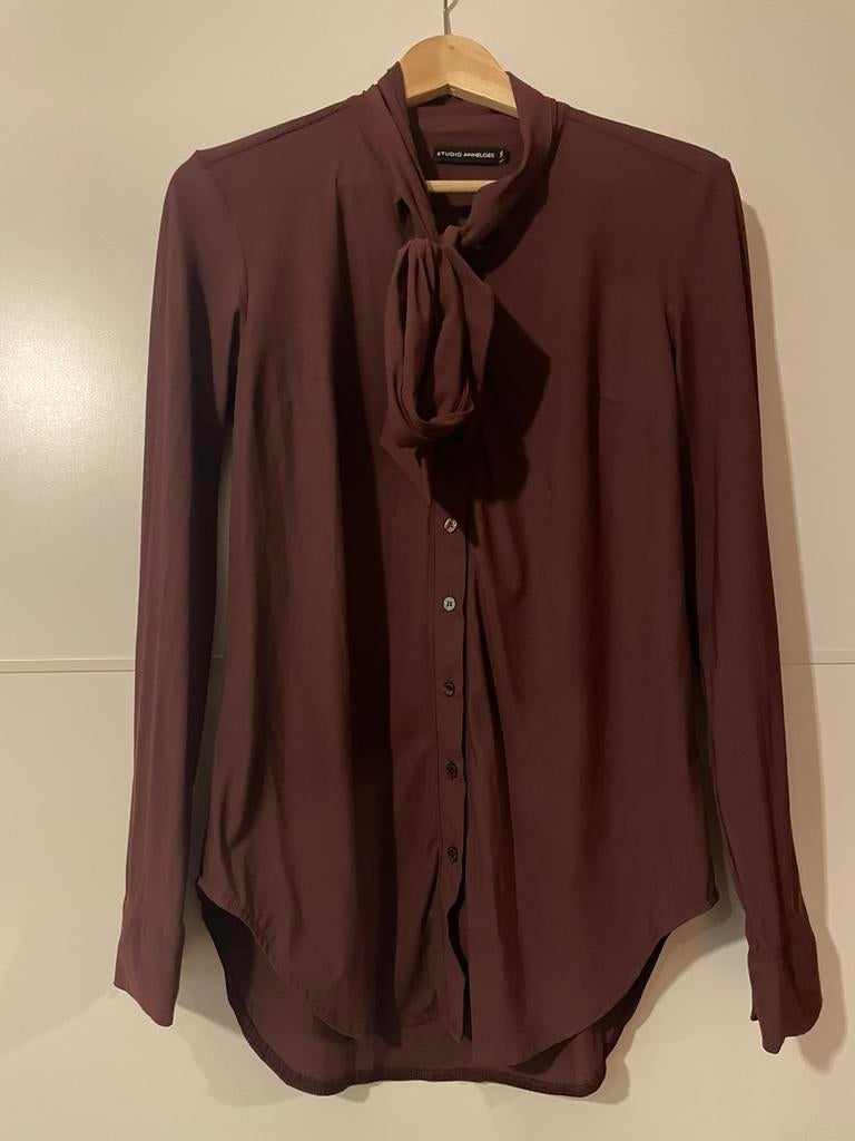 Studio anneloes blouse s bordeaux rood, Ophalen of Verzenden, Zo goed als nieuw, Rood