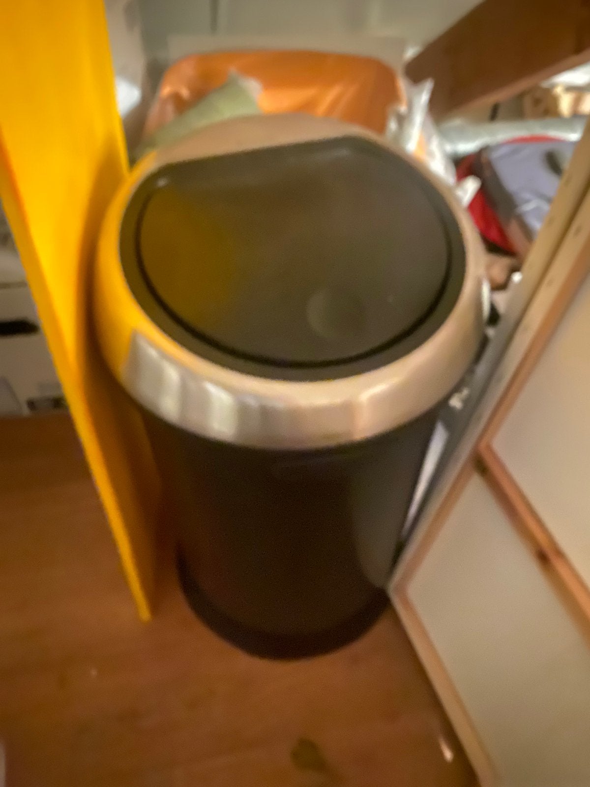 Brabantia afvalbak groot, 40 liter of meer, Ophalen, Zo goed als nieuw, Rvs