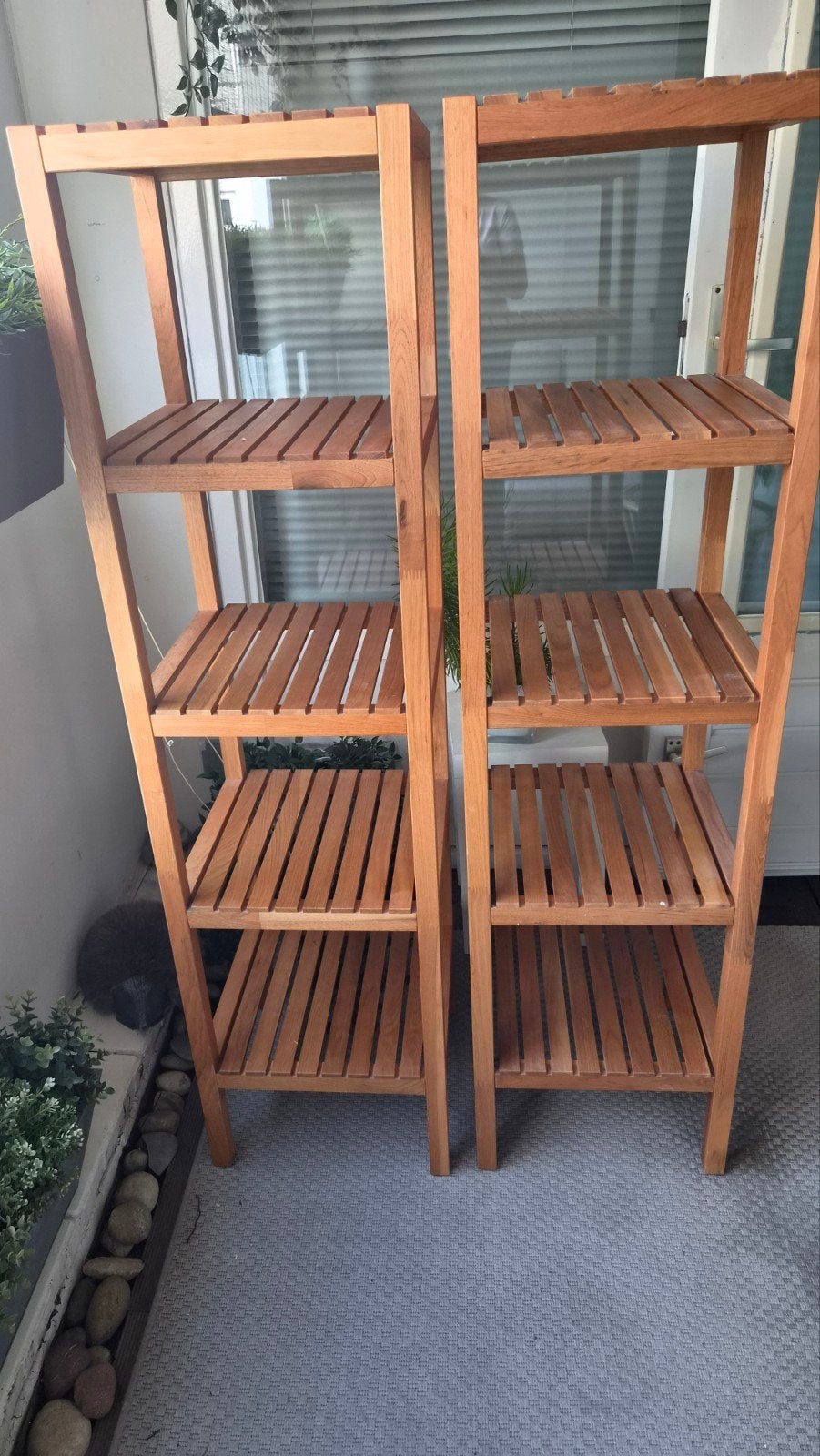 2 x Ikea Molger stellingkast/ badkamerkast, Huis en Inrichting, Ophalen, Zo goed als nieuw