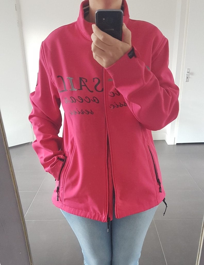 Jas Lizzard Roze 2 XL waterbestendig Dames, Kleding | Dames, Verzenden, Maat 46/48 (XL) of groter, Zo goed als nieuw, Lizzard