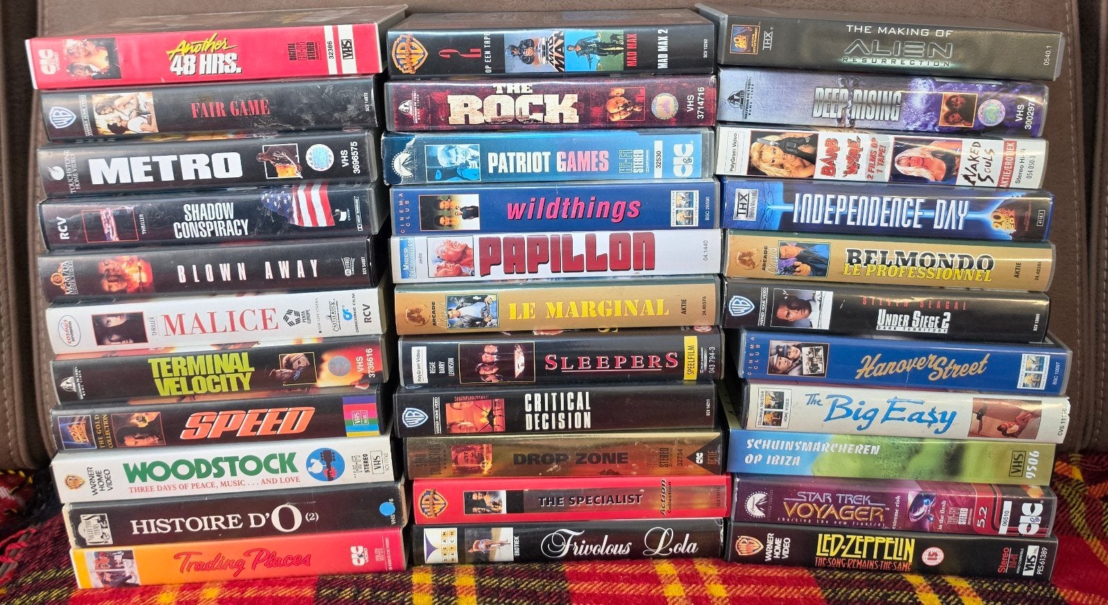 Grote collectie VHS-banden: Actie, Drama, Komedie.Los tekoop, Vanaf 16 jaar, Ophalen of Verzenden, Gebruikt, Actie en Avontuur