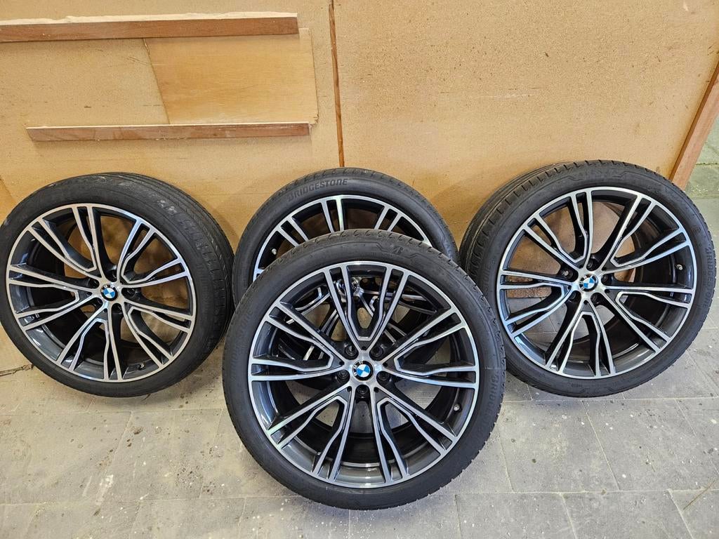 21 inch BMW g01 g02 velgen 726 individual met banden, Ophalen, 245 mm, Banden en Velgen, 21 inch