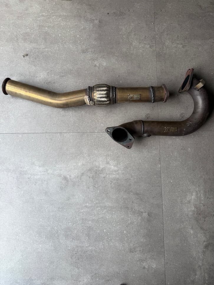 Downpipe voor Renault clio 4 rs, Auto-onderdelen, Uitlaatsystemen, Ophalen of Verzenden, Gebruikt, Universele onderdelen