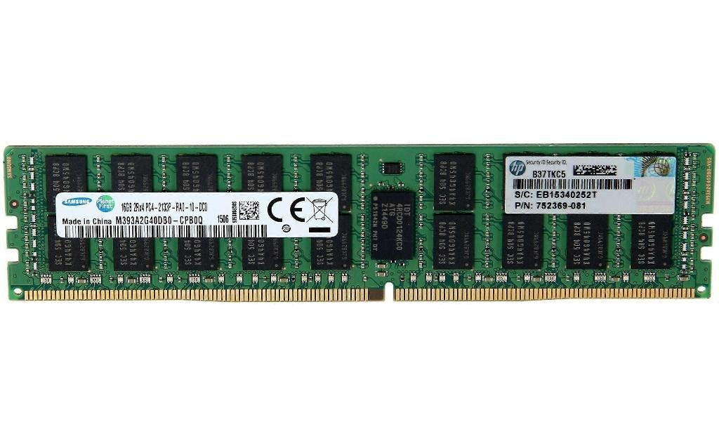 Hynix/HP 16gb DDR4 2133mhz ECC geheugen, Server, DDR4, Ophalen of Verzenden, Zo goed als nieuw