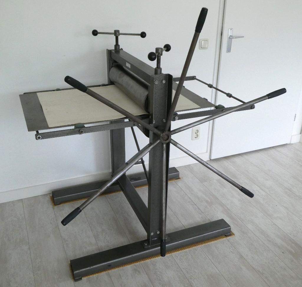 Klassieke etspers 60x100 cm, Ophalen, Gebruikt