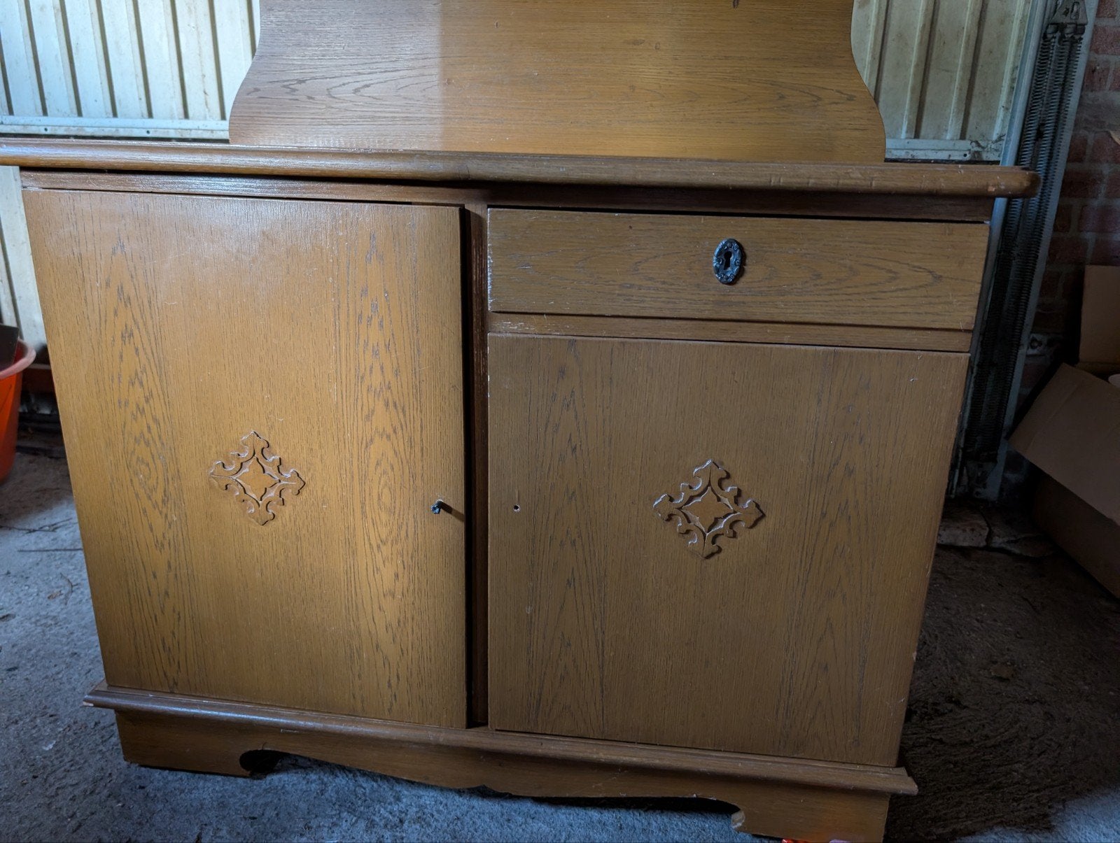 vintage kast, Ophalen, Gebruikt, 25 tot 50 cm, 50 tot 100 cm