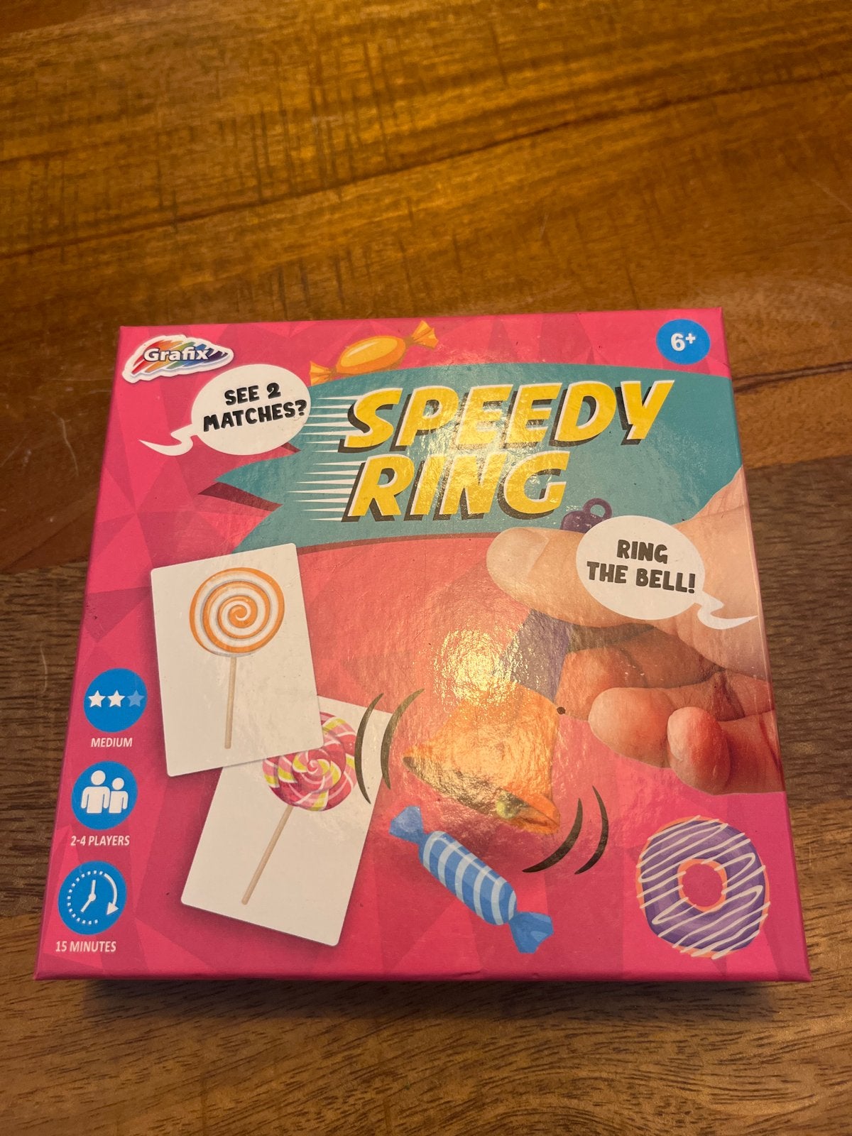 Speedy Ring spel - Grafix - Snel reactiespel, Drie of vier spelers, Ophalen, Zo goed als nieuw