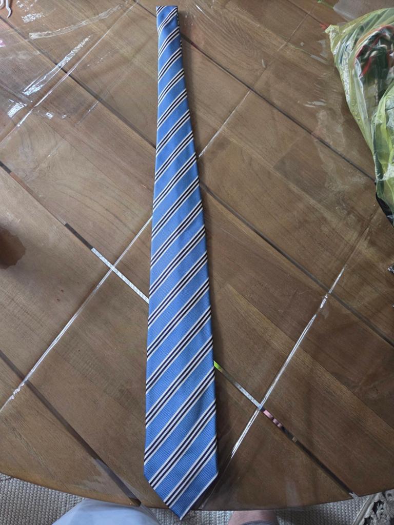Suitable stropdas blauw gestreept, Blauw, Ophalen of Verzenden, Met patroon, Suitable