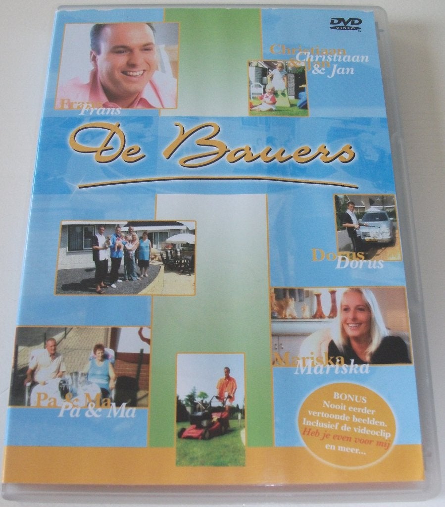 Dvd *** FRANS BAUER *** De Bauers, Alle leeftijden, Ophalen of Verzenden, Zo goed als nieuw, Tv-programma