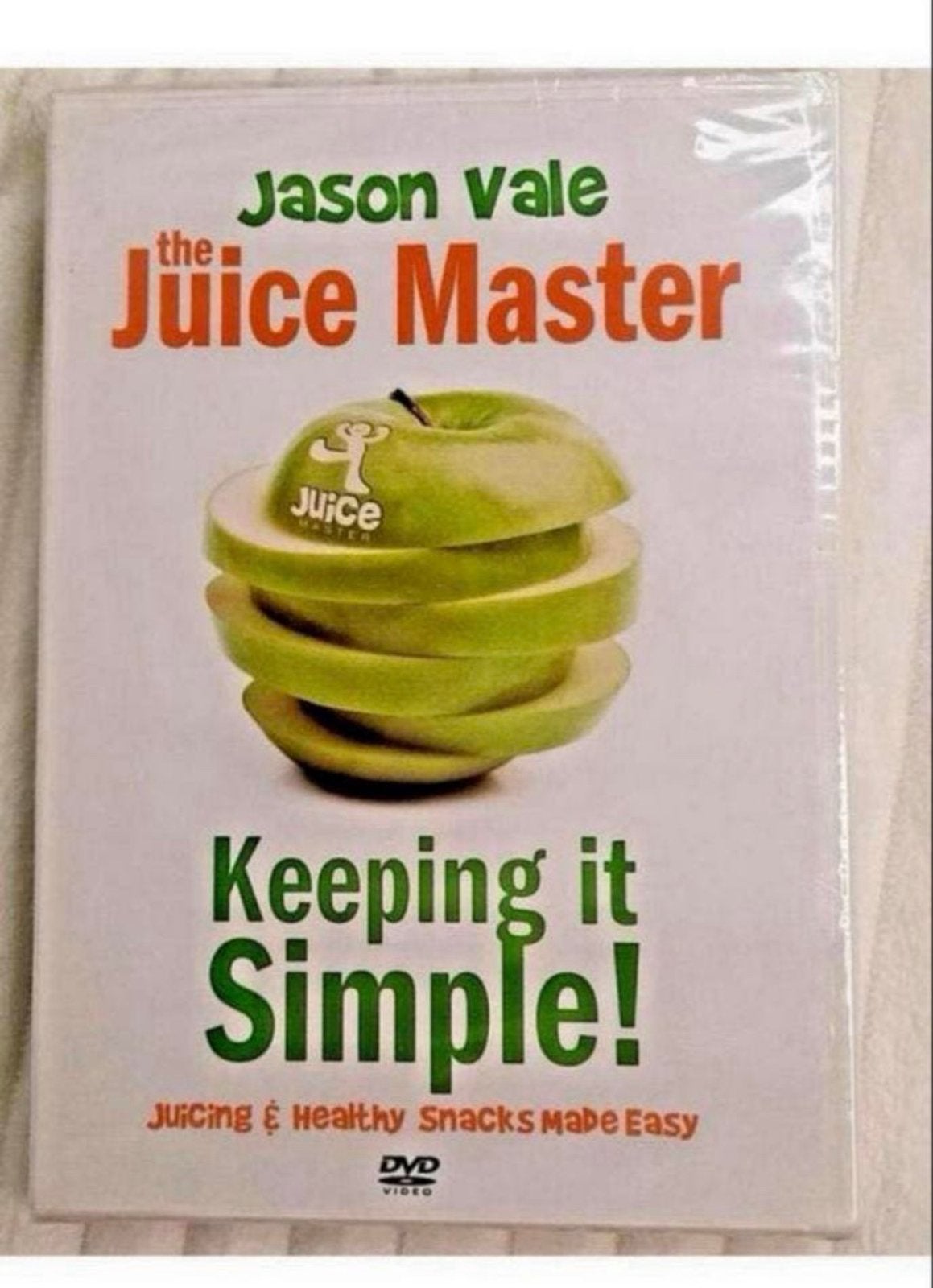 DVD Jason Vale The Juice Master: Keeping it Simple!, Engels, Alle leeftijden, Ophalen of Verzenden, Zo goed als nieuw