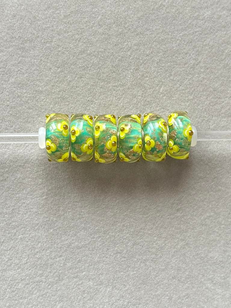 Ogerbeads glaskralen, past op Trollbeads, Sieraden, Tassen en Uiterlijk, Bedels, Overige merken, Glas of Kristal, Ophalen of Verzenden