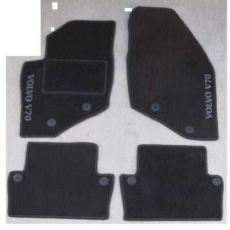Volvo V70 III 2007-2016 CLASSIC velours automatten met LOGO, Auto-onderdelen, Interieur en Bekleding, Volvo, Nieuw, Verzenden