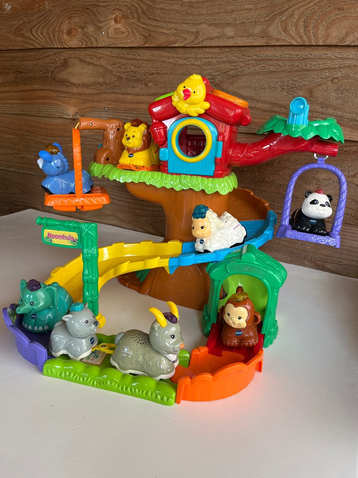 VTech Zoef Zoef Dieren Boomhuis met 8 dieren, Ophalen of Verzenden, Gebruikt, 6 maanden tot 2 jaar