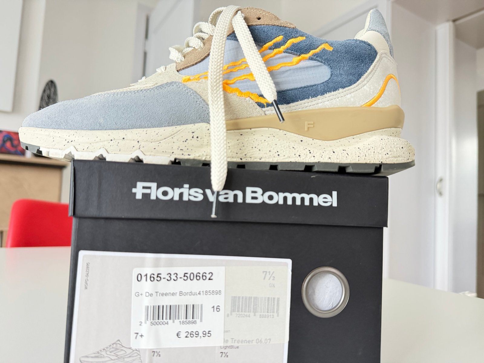 Floris v Bommel De Treener sneakers - Nieuw, Ophalen of Verzenden, Nieuw, Blauw, Sneakers of Gympen