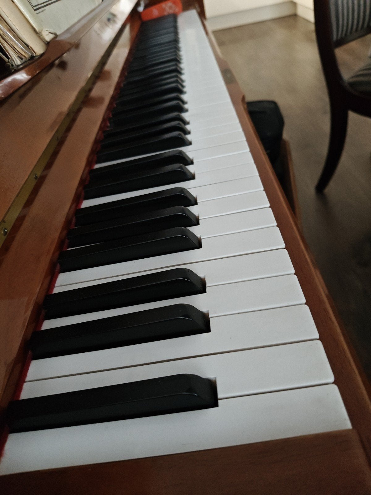 Samick Imperial Piano - Duitse Schaal - Bruin, Muziek en Instrumenten, Ophalen, Gebruikt, Bruin, Piano