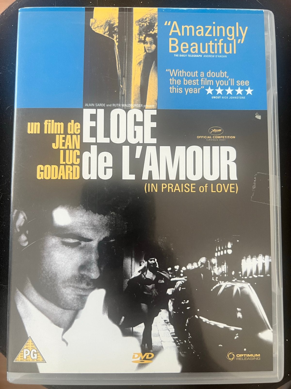 Eloge de l'amour (In Praise of Love) - Jean-Luc Godard DVD, Alle leeftijden, Engels, Ophalen of Verzenden, Inclusief doosje