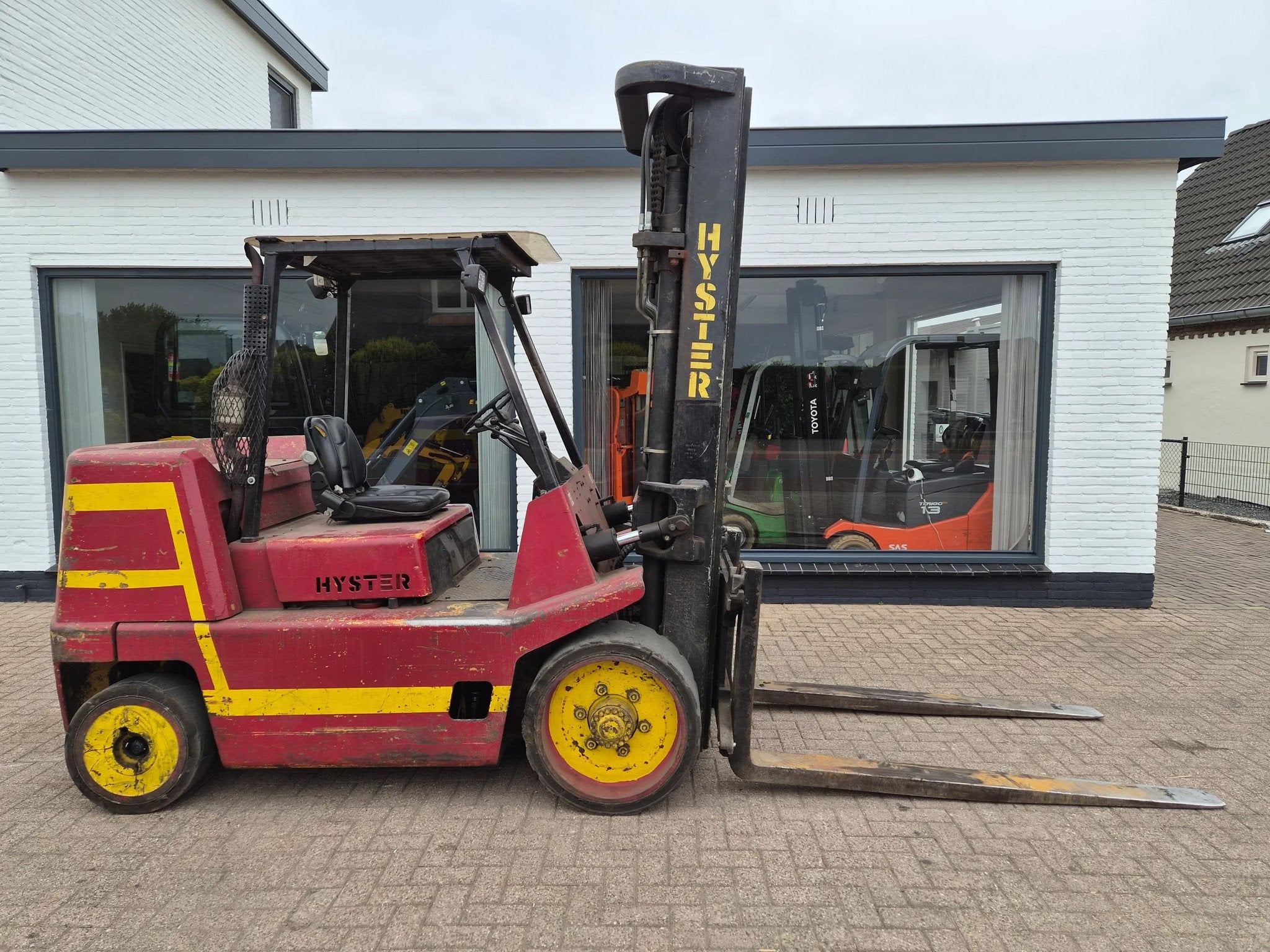 Hyster 7 tons xl diesel heftruck triplo, Overige aandrijving, Heftruck, Hyster