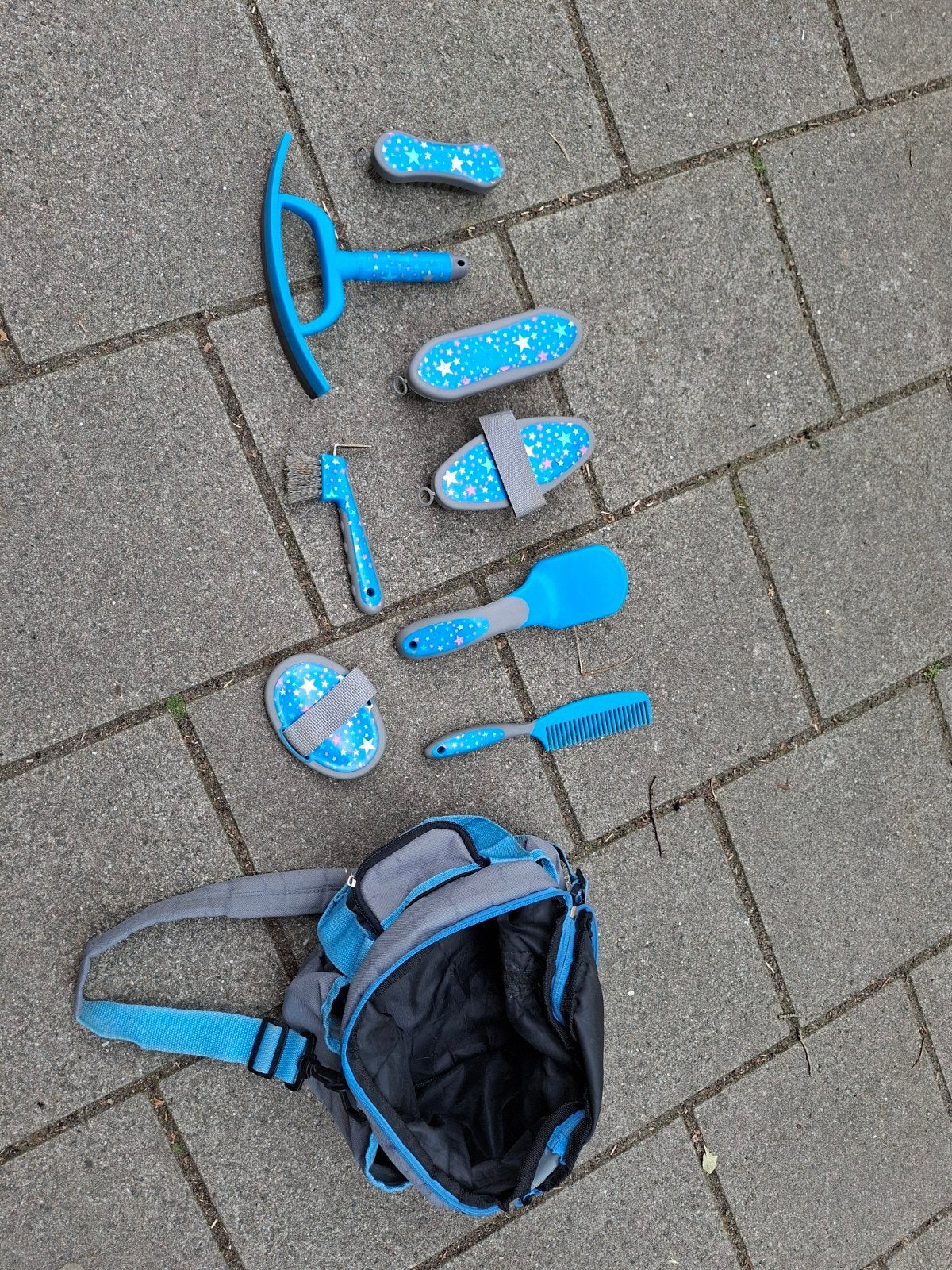 Poetsspullen voor paard en pony, Ophalen, Gebruikt