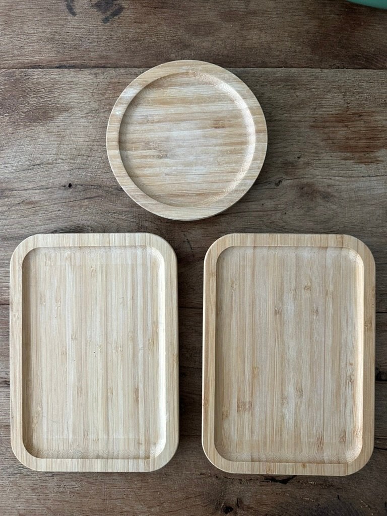 3 houten Deksels van ikea bekjes - voor de 365+ serie, Ophalen, Hout, IKEA, Zo goed als nieuw