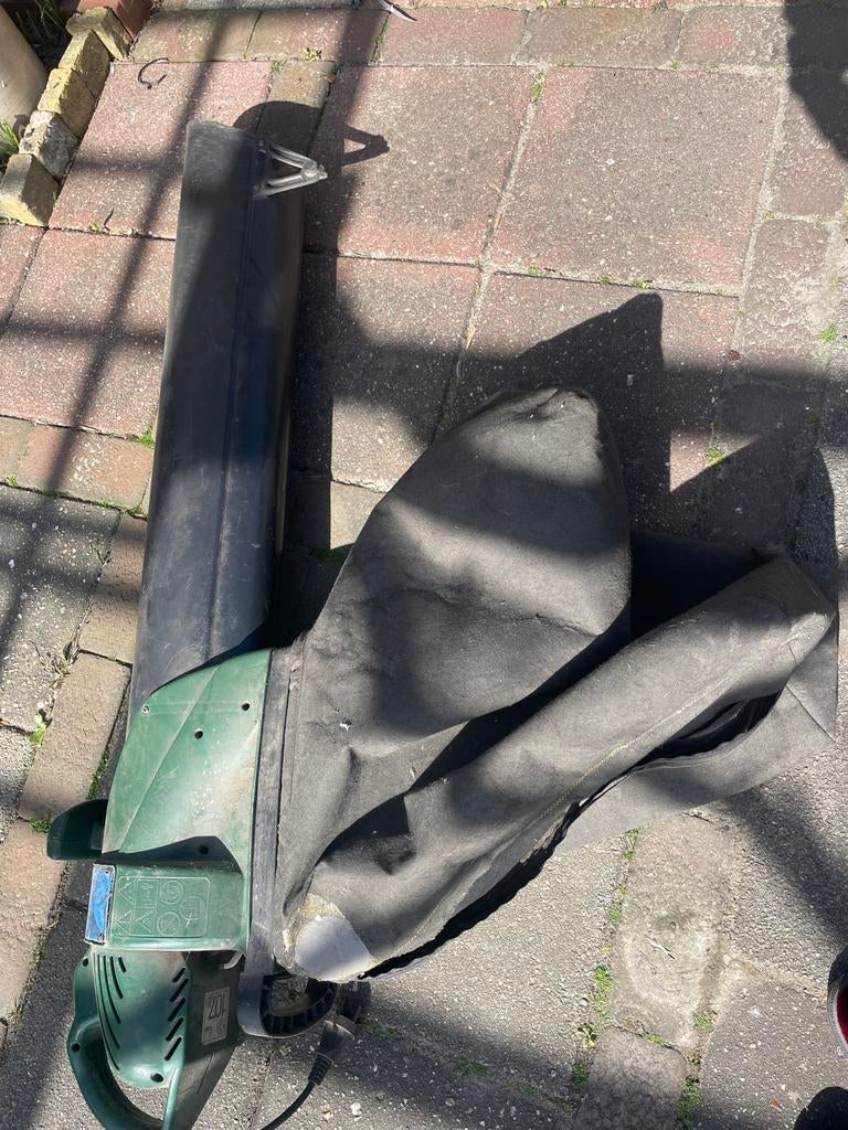 Bladzuiger met opvangzak, Gebruikt, Handgedragen, Ophalen of Verzenden, Met opvangzak
