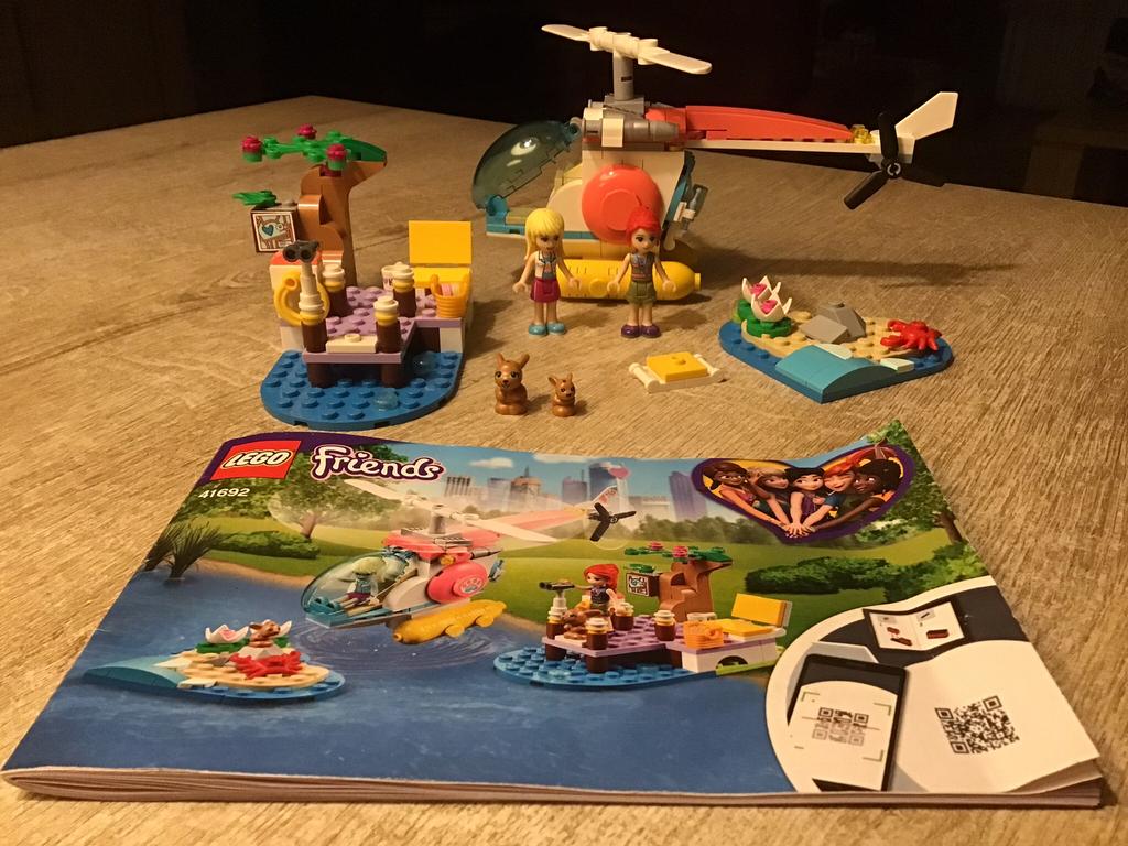 Lego friends Dierenkliniek reddingshelicopter 41692, Ophalen of Verzenden, Zo goed als nieuw