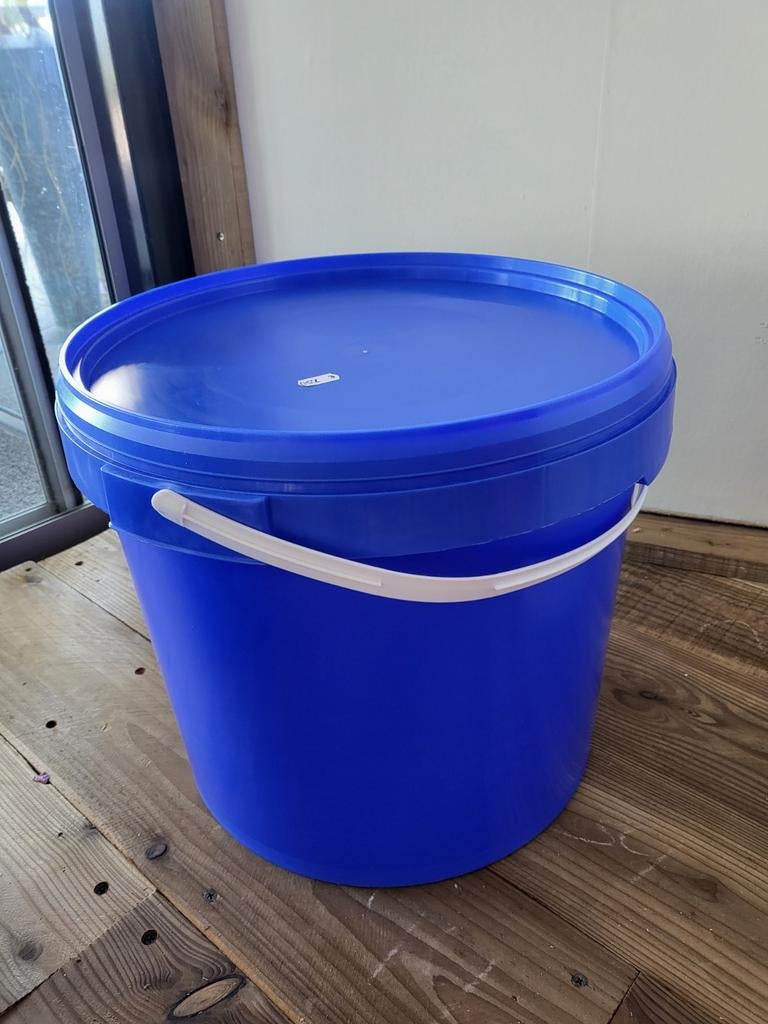 Emmer met klemdeksel 25 liter, Ophalen of Verzenden