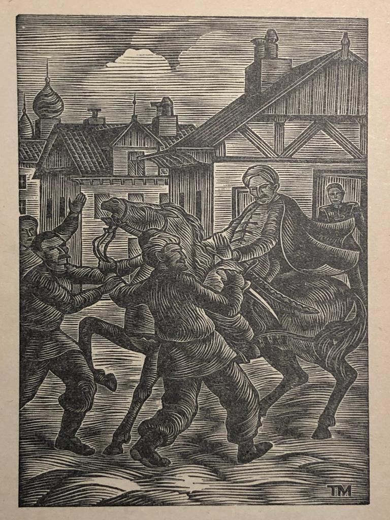 Mooie kunst bij het Grafiekkabinet RoverTrio: 3 houtsnedes, Ophalen of Verzenden