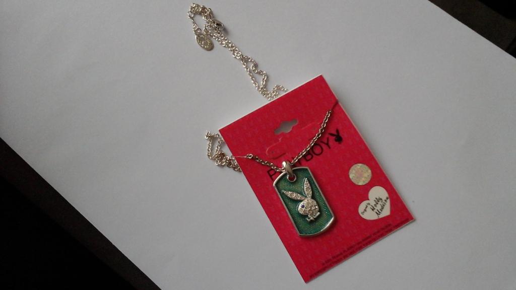 Nieuwe playboy ketting, Sieraden, Tassen en Uiterlijk, Kettingen, Verzenden, Nieuw, Zilver, Overige materialen
