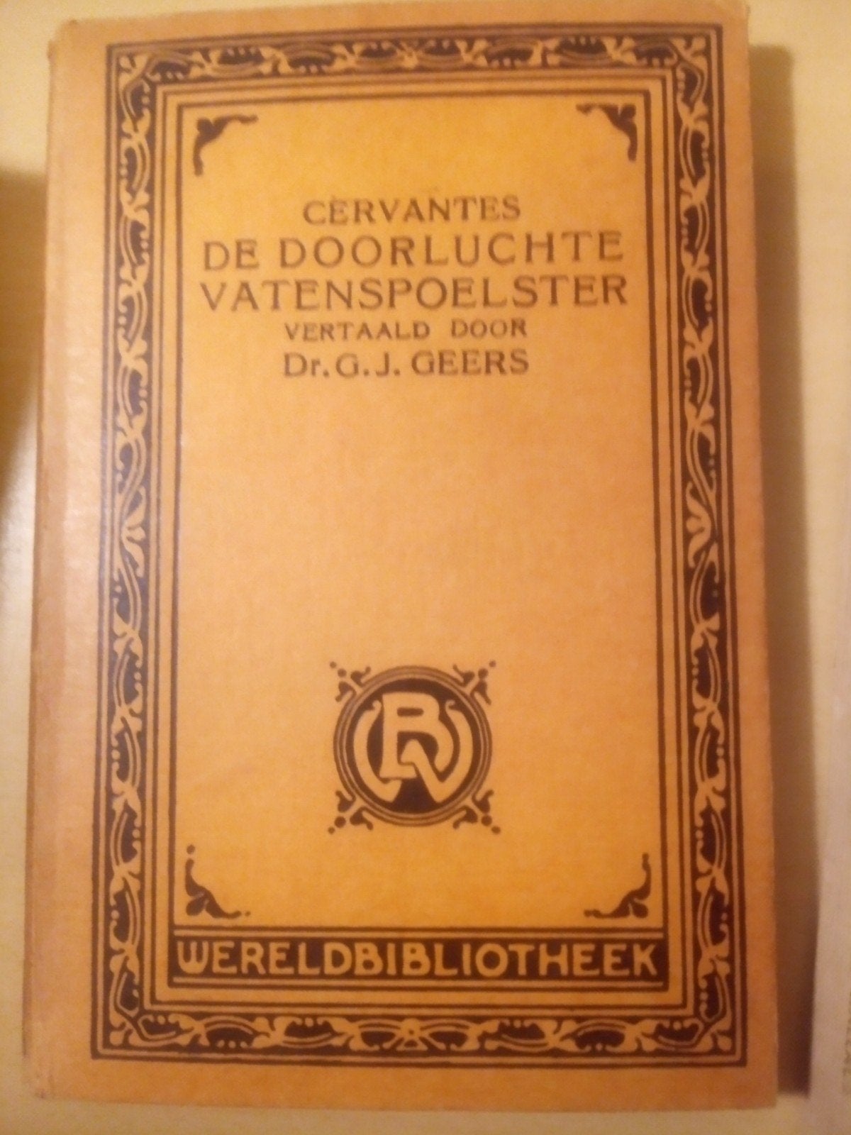 Cervantes - De Doorluchte Vatenpoelster (1921), Verzenden, Cervantes