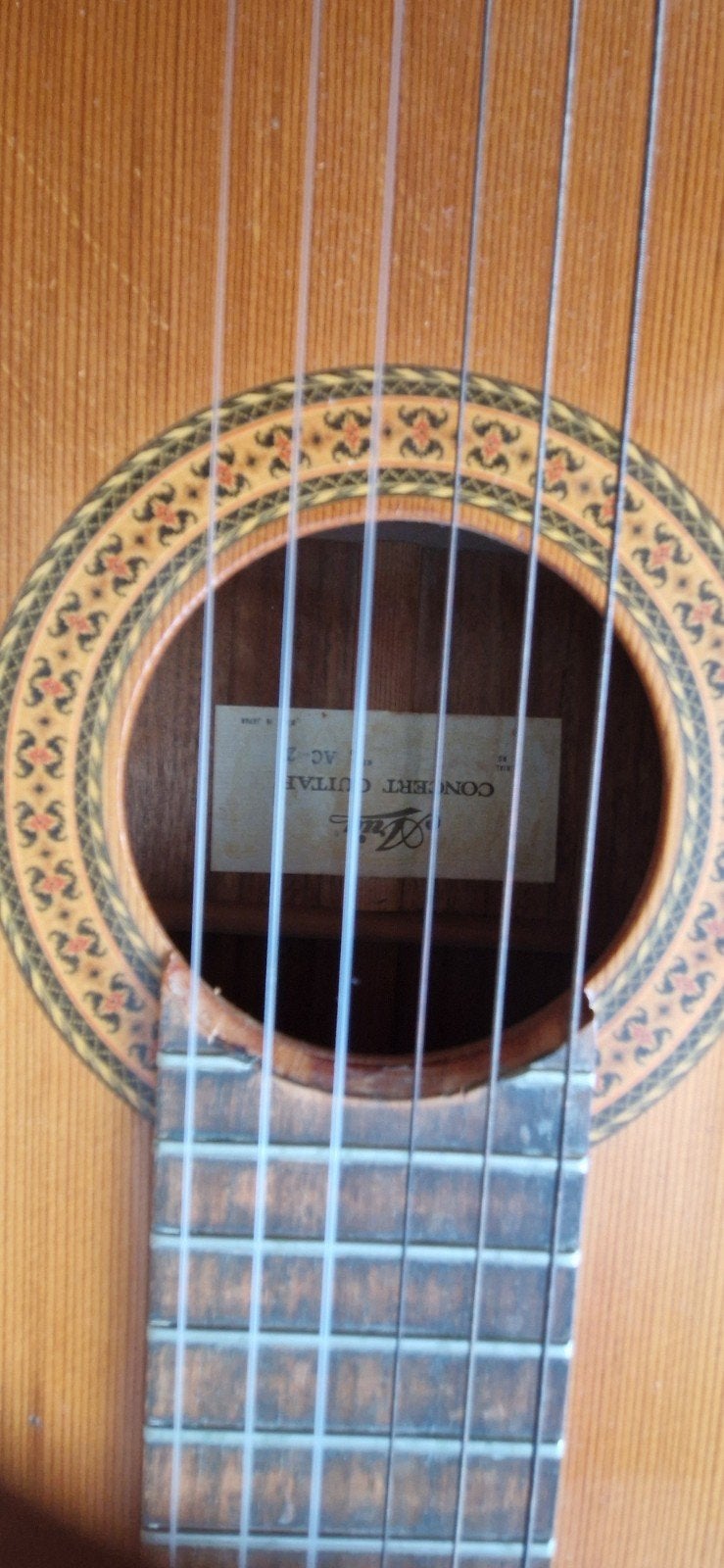 Aria Concert Gitaar met Tas, Ophalen of Verzenden