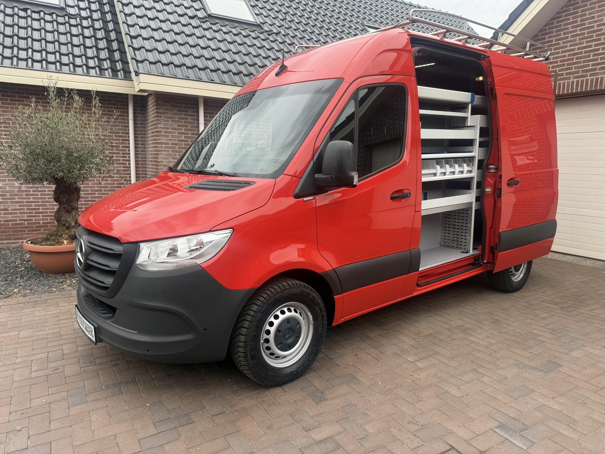 Mercedes-Benz Sprinter 314 2.2 CDI L1H2 Sortimo service bus, Auto's, Bestelauto's, Bedrijf, Te koop, ABS, Airconditioning, Alarm