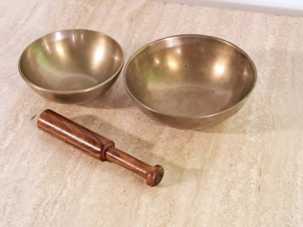 Echte oude Tibetaanse klankschalen handgemaakt, Muziek en Instrumenten, Ophalen of Verzenden, Gebruikt, Overige soorten