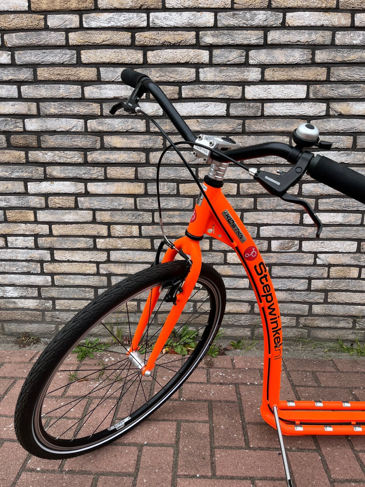 Kostka Tour Max G6 kickbike – z.g.a.n. – oranje, Fietsen en Brommers, Ophalen, Zo goed als nieuw, Kickbike