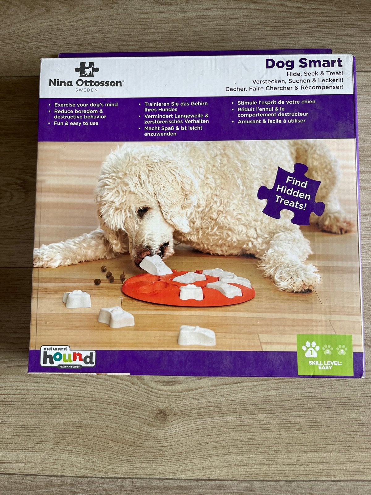 Nina Ottosson Dog Smart - Hondenpuzzel / Denkspel (Niveau 1), Ophalen, Gebruikt, Intelligentiespeelgoed