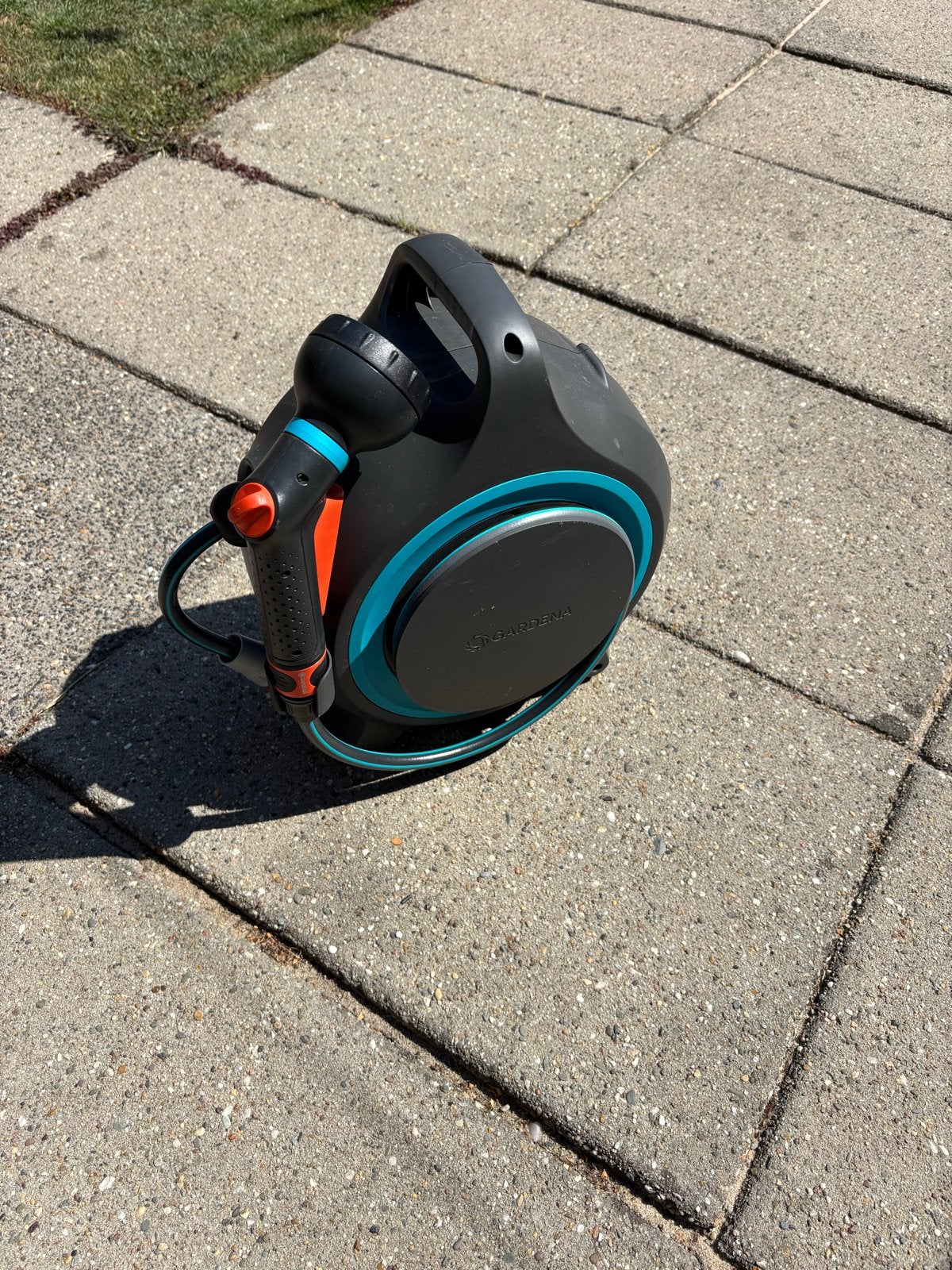 Gardena Movematic slanghaspel 12,5 meter, Ophalen, Gebruikt, Tuinslanghaspel