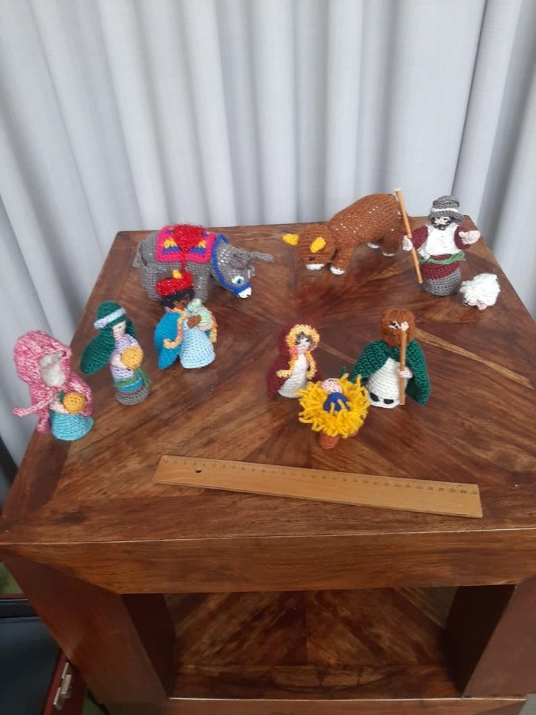 Gehaakte kerststal, Ophalen of Verzenden, Gebruikt, Overige typen
