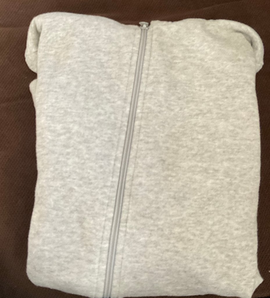 Grijze hoodie met capuchon - Maat 36 (S), Ophalen of Verzenden, Gedragen, Maat 36 (S), Grijs