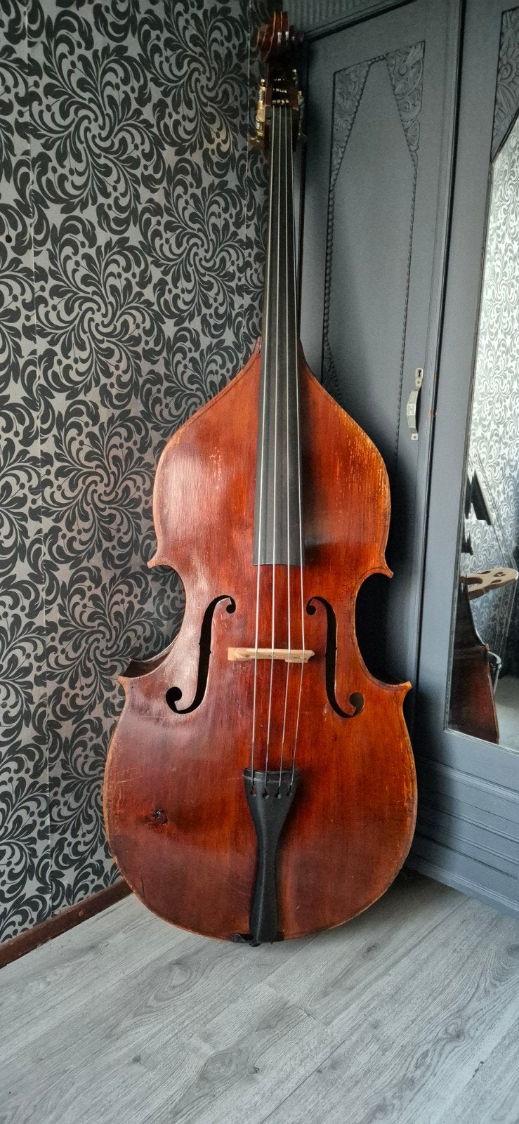 Mooie contrabas, Muziek en Instrumenten, Ophalen, Zo goed als nieuw, 3/4-contrabas