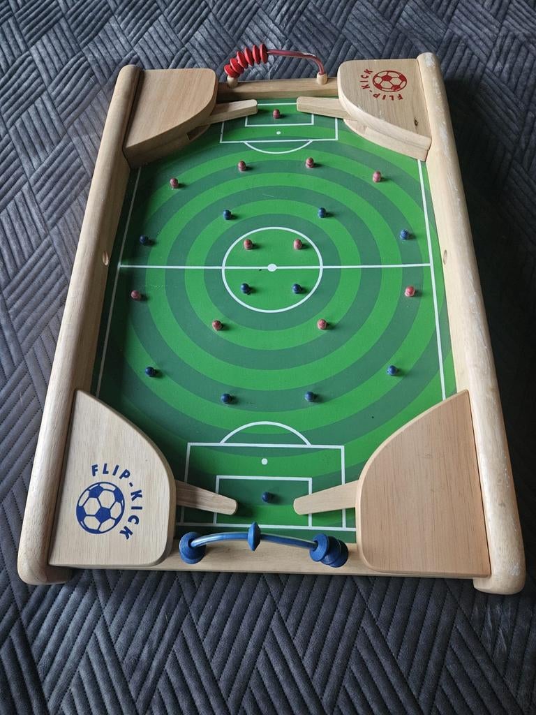 HOUTEN FLIP -KICK VOETBAL/FLIPPER SPEL ZIE FOYO S, Ophalen of Verzenden, Zo goed als nieuw