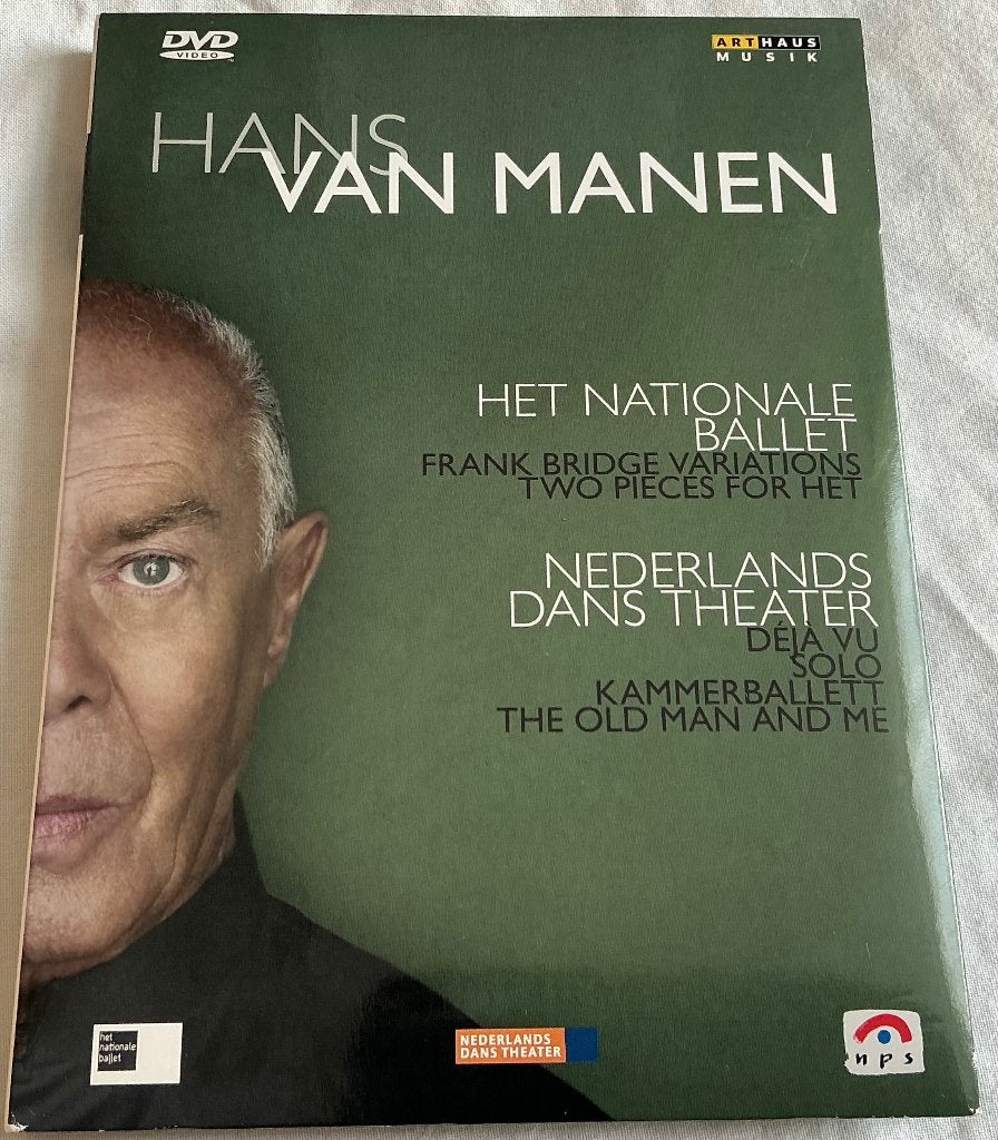 Hans van Manen Nationale Ballet Nederlands Dans Theater DVD, Alle leeftijden, Ophalen of Verzenden, Gebruikt, Muziekvideo's