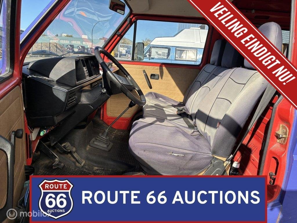 Volkswagen Transporter T3 Syncro | 1990 | Route 66 Auctions, Overige carrosserieën, Volkswagen, Zwart, Bedrijf