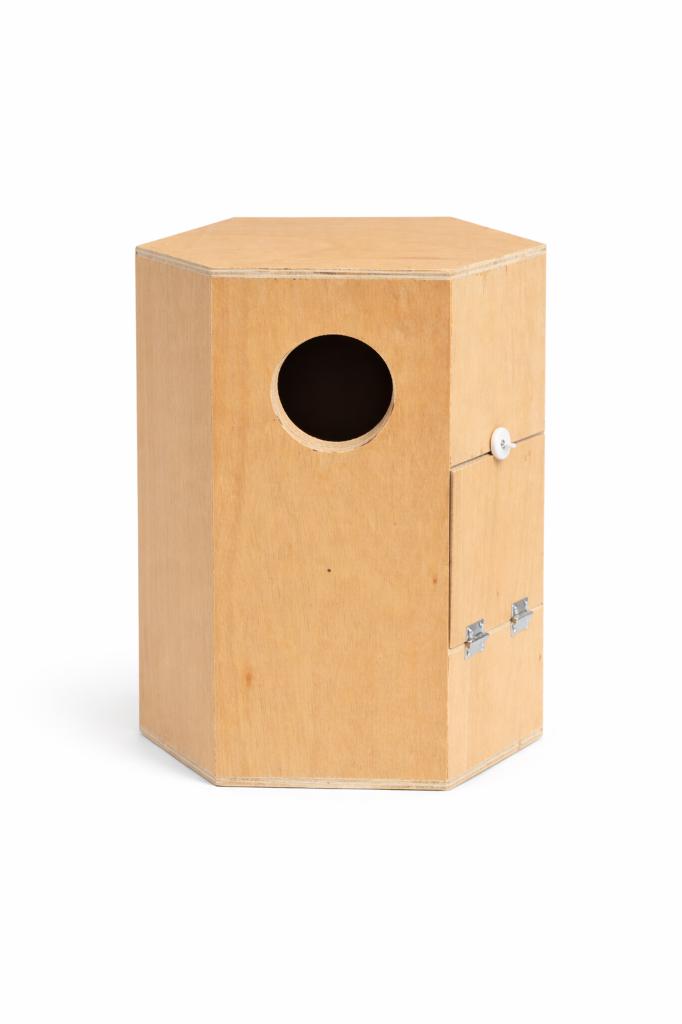 Broedblok | nestkasten Valkparkieten 6 kantige nieuw, Ophalen of Verzenden, Nieuw, Hout, Broedkooi of Kweekkooi