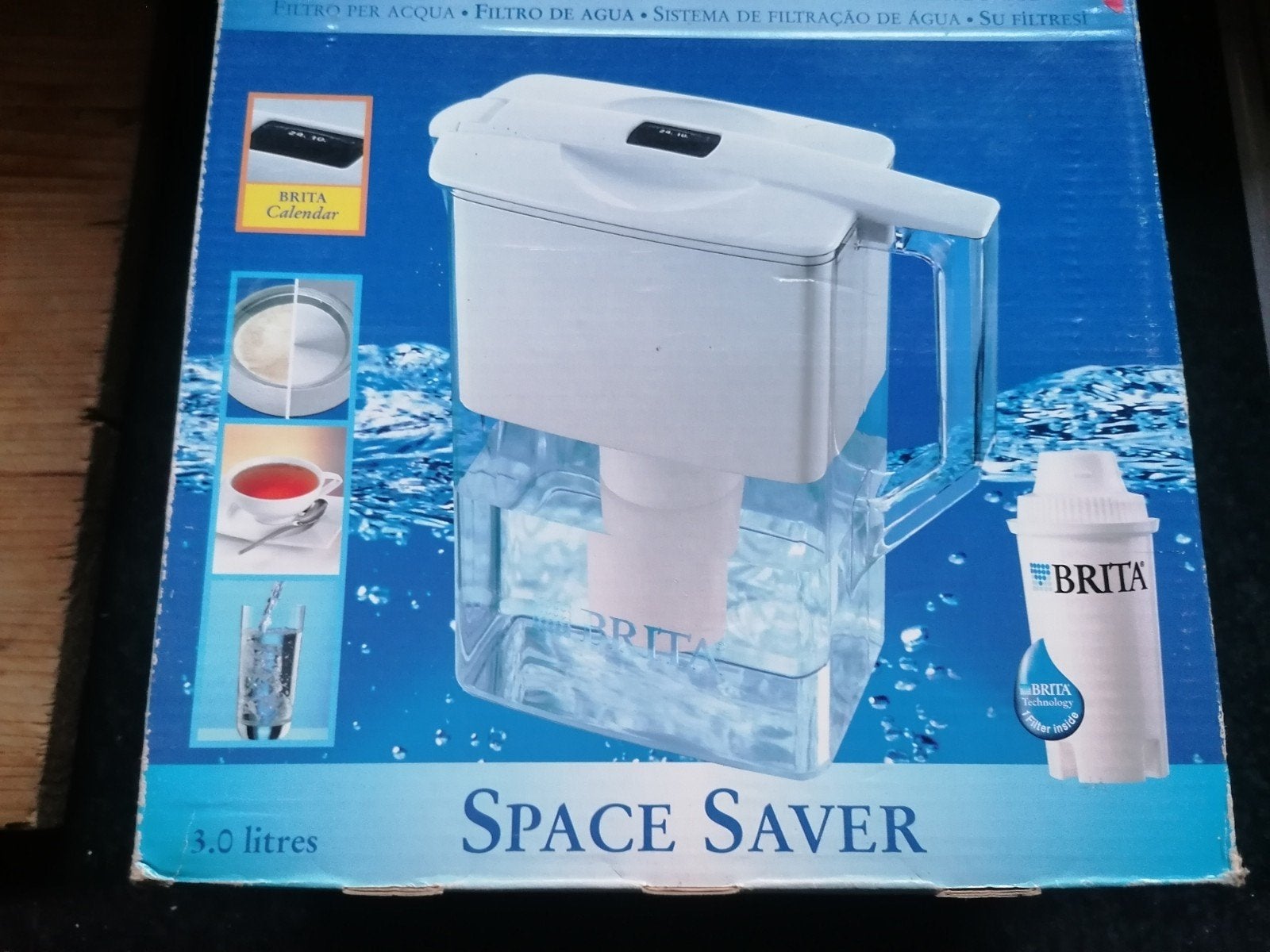 Nieuwe Brita waterfilter set met Space Saver kan en filters, Ophalen of Verzenden