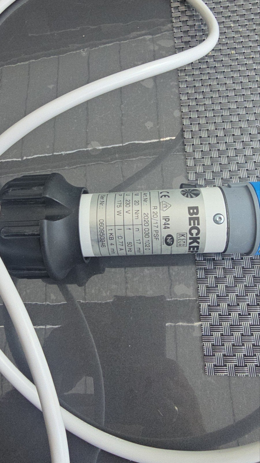 Becker buismotor R20/17 PSF - Goedwerkend, Ophalen of Verzenden